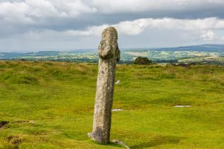 Windy Post Cross and Bullseye Stone