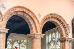 Romanesque nave arcades