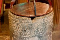 Wold Newton, All Saints Church, Norman tub font