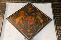 Wold Newton, All Saints Church, Royal coat of arms