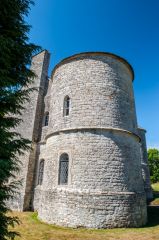 One of the two 16th century gatehouse towers