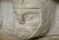 Wootton Wawen, St Peter's Church, Carved head 2