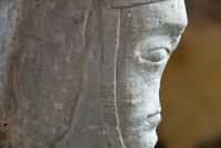 Wootton Wawen, St Peter's Church, Carved head detail
