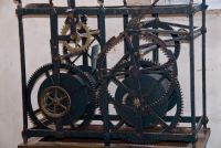 Wootton Wawen, St Peter's Church, 17th century clock