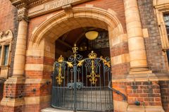 The gallery entrance