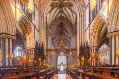 The quire, looking west