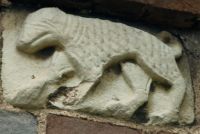 Wroxeter, St Andrew's Church, Saxon carving