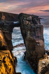 Garthna Geo sea stack close up