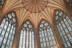 Chapter House vaulting and window tracery