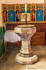 Late medieval font