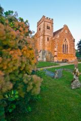 Dorchester Abbey at dusk
