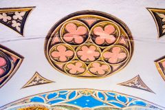 The decorative ceiling