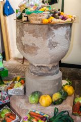 Llangors, St Paulinus Church, The 13th century font
