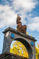 The Kymin, Figure of Britannia on the Temple