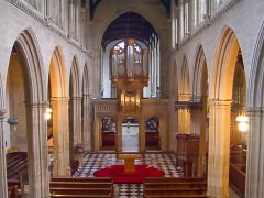 Looking down the nave