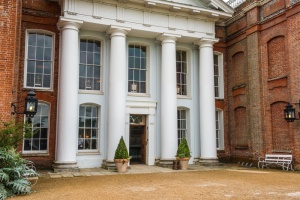 The front entrance portico