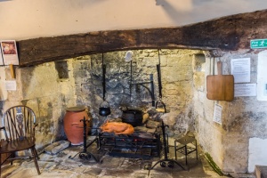 The Tudor fireplace