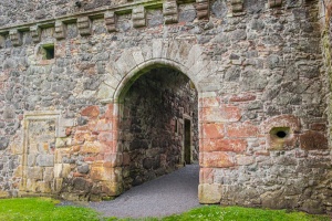 The tower house courtyard entrance