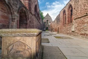 Looking west down the monk's choir