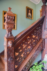 The staircase from the side