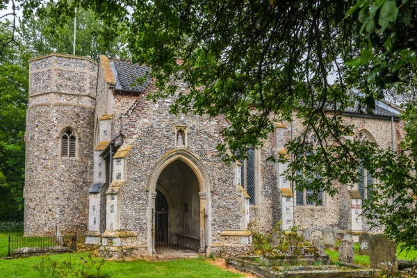 St Nicholas church, Brandiston