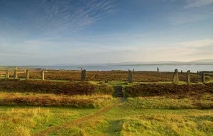 Dawn at the stone circle