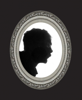 Silhouette figure, Burns Museum
