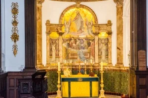 The Chapel altar and reredos by Salviati