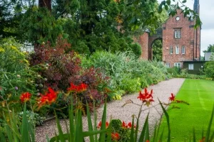 A garden path leading to the house
