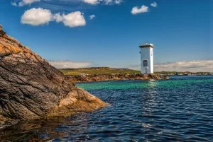 The lighthouse in midday light