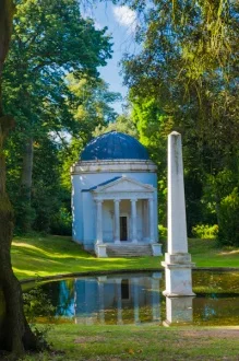 The Ionic Temple and Obelisk