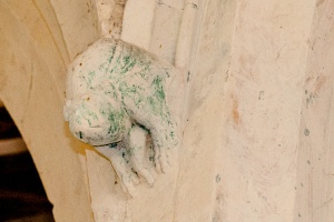 Medieval carved corbel