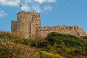 The castle from below