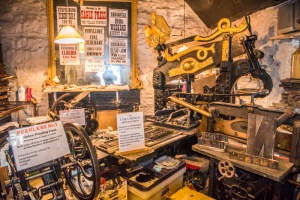 Inside the historic Eagle Press