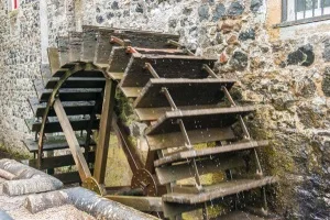 The undershot mill wheel