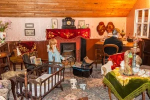 A room tableau in the museum