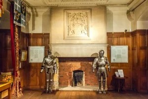 The hall and suits of armour