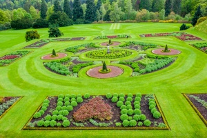 Formal terraced gardens