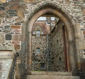 The castle entrance