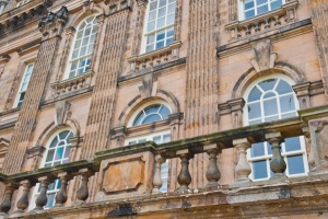 The first floor balcony