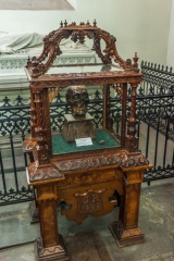 A cast of Robert Bruce's skull