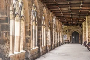 The cathedral cloisters