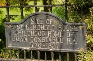 Site of Constable's childhood home in East Bergholt
