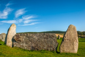 The recumbent stone