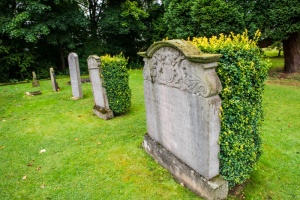 Cavendish family graves in the churchyard