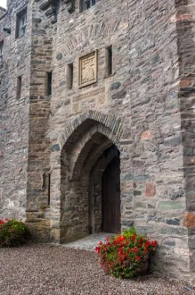 The castle entrance
