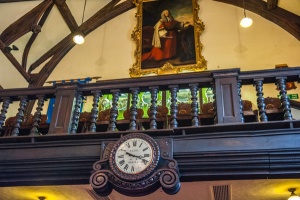 The gallery and clock