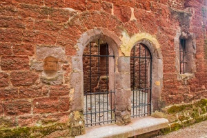 Restored chapel doorways