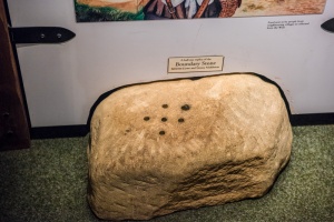 Replica of the Boundary Stone between Eyam and Stoney Middleton