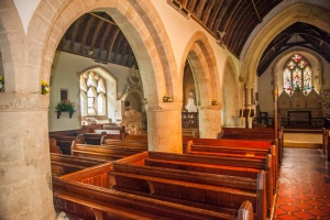 The Norman nave arcade